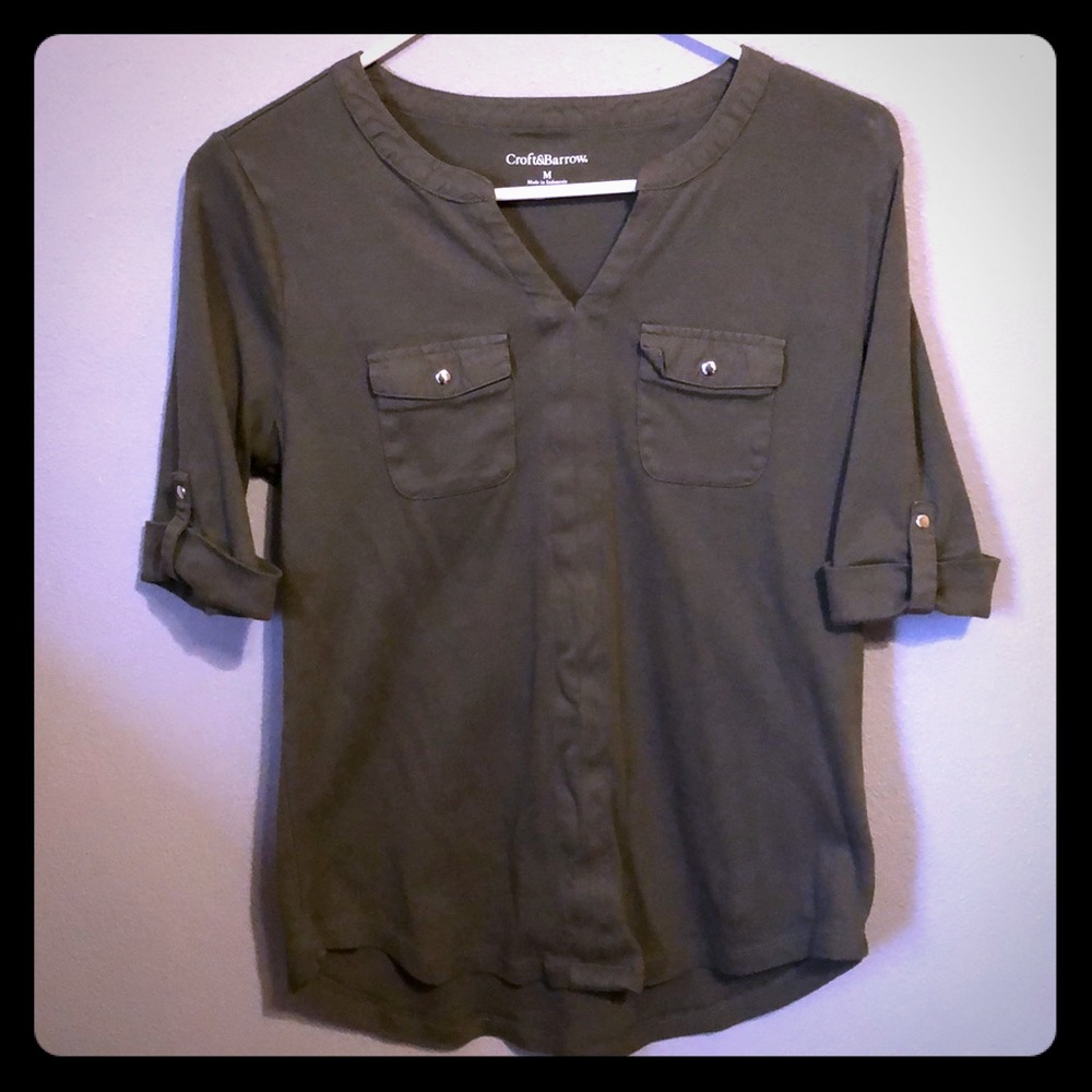 Multiple colored blouses